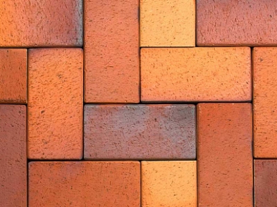 Клинкерная тротуарная брусчатка мозаичная (8 частей) ABC Herbstlaub-geflammt, 240*118/60*60*52 мм