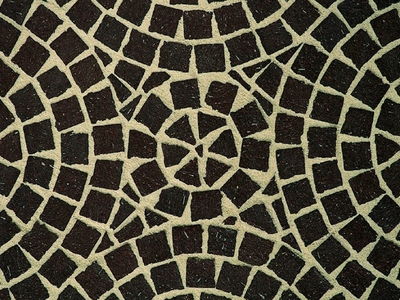 Тротуарная клинкерная мозаика Feldhaus Klinker М502 umbra plano, 240*118*52 мм