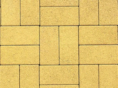 Плитка тротуарная ВЫБОР ЛА-Линия 2П.6, Гранит желтый, 200*100*60 мм