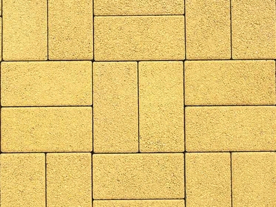 Плитка тротуарная ВЫБОР ЛА-Линия 2П.4, Гранит желтый, 200*100*40 мм
