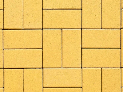 Плитка тротуарная ВЫБОР ЛА-Линия 2П.10, гладкая, желтый, 200х100х100 мм