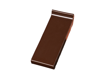 Клинкерный водоотлив Terca Dark brown глазурованный, 280*105*30 мм