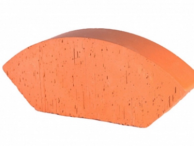 Кирпич фигурный полнотелый (радиальный усеченный) Lode Janka гладкий, 189*120*65 мм