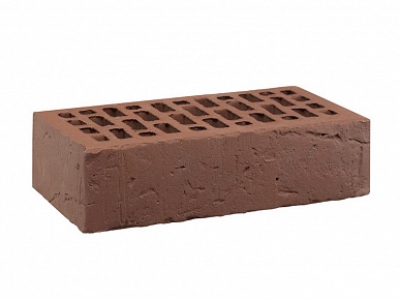 Кирпич лицевой керамический пустотелый КС-Керамик темный шоколад ручная формовка, 250*120*65 мм